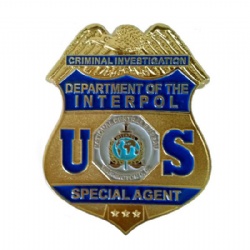 US Interpol Badge