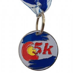 Soft Enamel 5K Run Medal