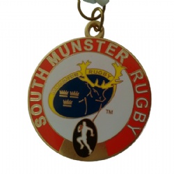 Hard Enamel Rugby Medal