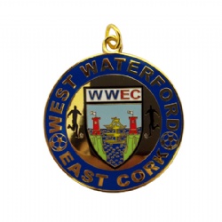 Hard Enamel Football Medal